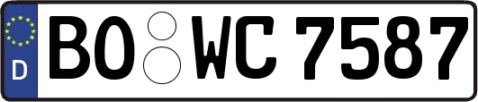 BO-WC7587