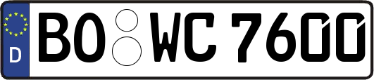 BO-WC7600