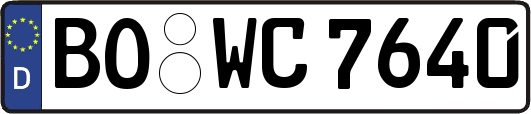 BO-WC7640