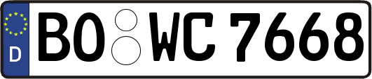 BO-WC7668