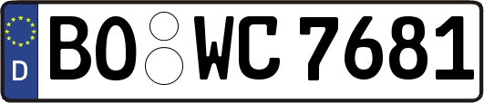 BO-WC7681