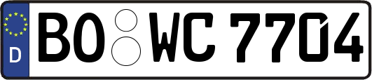 BO-WC7704