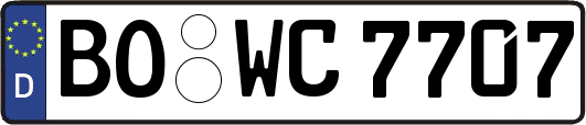 BO-WC7707