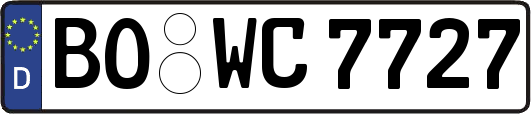 BO-WC7727