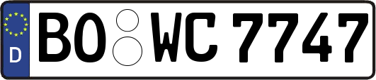 BO-WC7747