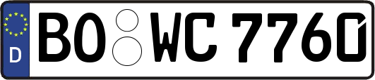 BO-WC7760