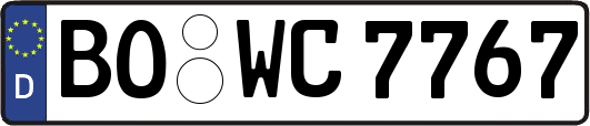 BO-WC7767