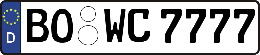 BO-WC7777