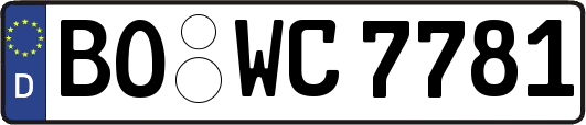 BO-WC7781