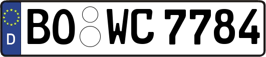 BO-WC7784