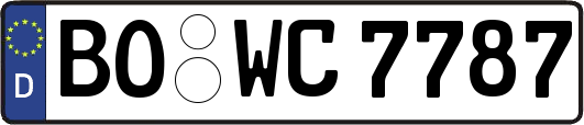 BO-WC7787