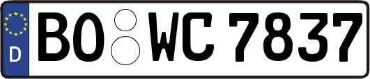 BO-WC7837