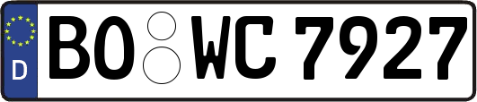 BO-WC7927