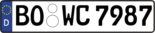 BO-WC7987
