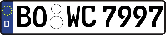 BO-WC7997
