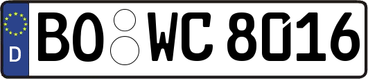 BO-WC8016