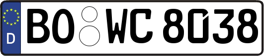 BO-WC8038