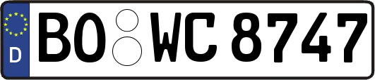 BO-WC8747