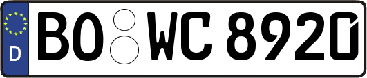 BO-WC8920