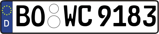 BO-WC9183