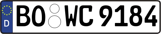 BO-WC9184