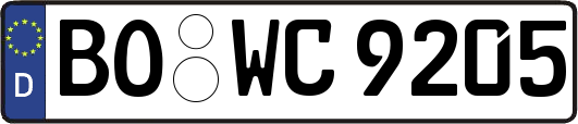 BO-WC9205