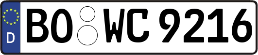 BO-WC9216