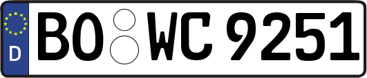 BO-WC9251