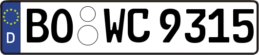 BO-WC9315