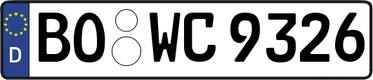 BO-WC9326