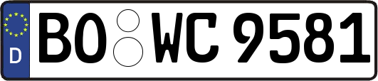 BO-WC9581