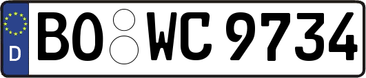 BO-WC9734