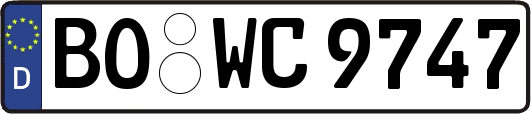 BO-WC9747