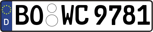 BO-WC9781