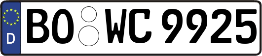 BO-WC9925