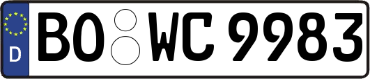 BO-WC9983