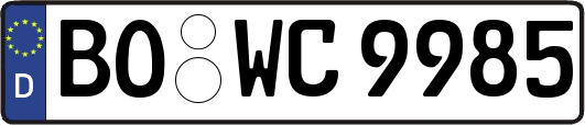 BO-WC9985