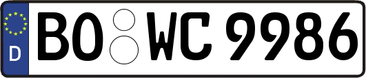 BO-WC9986