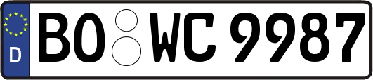 BO-WC9987