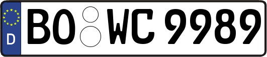 BO-WC9989