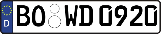 BO-WD0920
