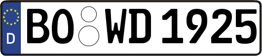 BO-WD1925