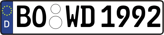 BO-WD1992