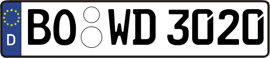BO-WD3020
