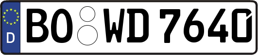BO-WD7640