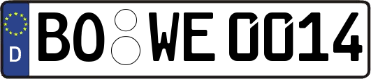 BO-WE0014