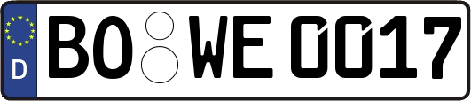 BO-WE0017