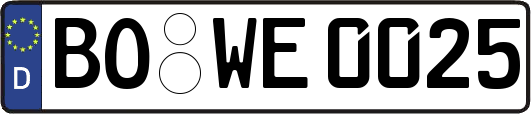 BO-WE0025