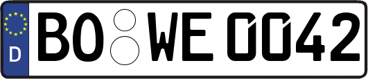 BO-WE0042