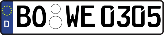 BO-WE0305